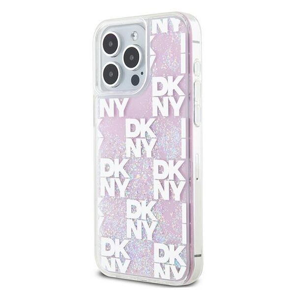 DKNY Case for iPhone 15 Pro Max - DKNY Hardcase Liquid Glitter Multilogo (DKHCP15XLCLCPEPP) - Pink 3666339271206 έως 12 άτοκες Δόσεις