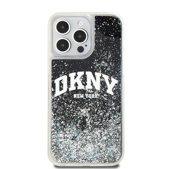 DKNY Case for iPhone 15 Pro Max - DKNY Hardcase Liquid Glitter Big Logo (DKHCP15XLBNAEK) - Black 3666339270780 έως 12 άτοκες Δόσεις