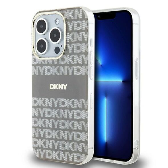 DKNY IPhone 15 Pro Max Case - DKNY IML IML Mono & Stripe MagSafe (DKHMP15XHRHSEE) - Beige 3666339267988 έως 12 άτοκες Δόσεις