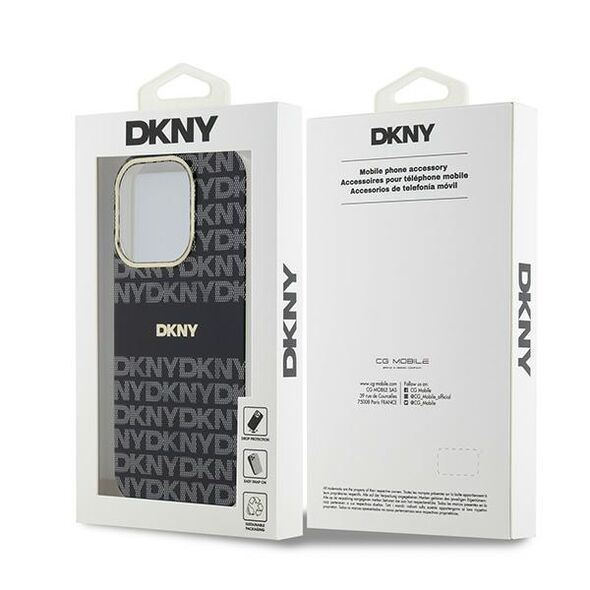 DKNY IPhone 15 Pro Max Case - DKNY IML IML Mono & Stripe MagSafe (DKHMP15XHRHSEK) - Black 3666339268121 έως 12 άτοκες Δόσεις