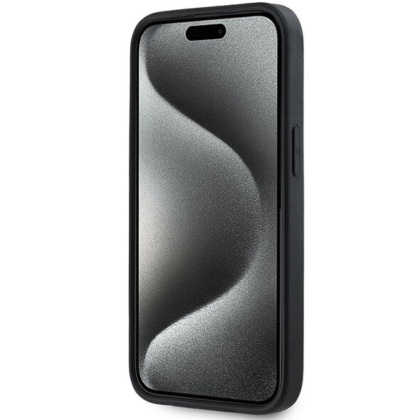 DKNY Case for iPhone 15 Plus - DKNY Hardcase 3D Rubber Repeat Pattern (DKHCP15M3DRPPWK) - Black 3666339266844 έως 12 άτοκες Δόσεις