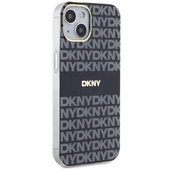 DKNY IPhone 15 Plus Case - DKNY IML IML Mono & Stripe MagSafe (DKHMP15MHRHSEK) - Black 3666339268107 έως 12 άτοκες Δόσεις