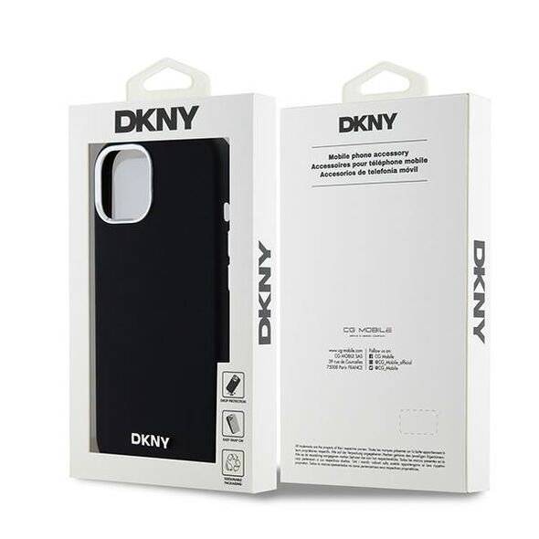 DKNY Case for iPhone 15 - DKNY Hardcase Liquid Silicone (DKHMP14SSMCHLK) - Black 3666339265717 έως 12 άτοκες Δόσεις