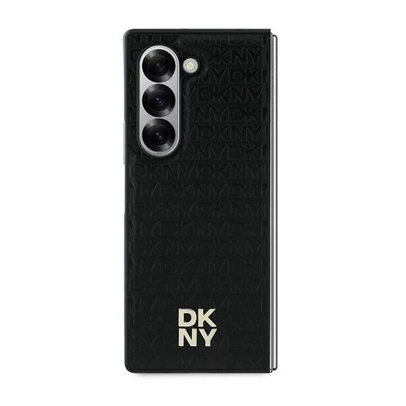 DKNY Pouch Samsung Galaxy Z Fold6 - DKNY Leather Repeat Pattern Stack Logo (DKHMZFD6PSHRPSK) - Black 3666339329952 έως 12 άτοκες Δόσεις