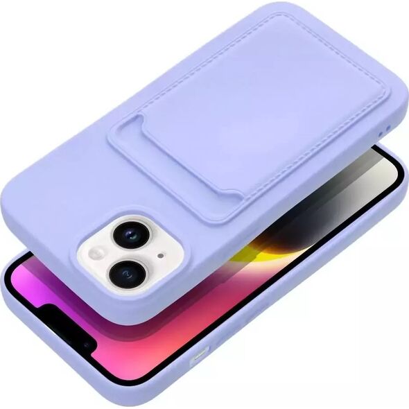 4kom.pl Futerał CARD CASE do IPHONE 14 fioletowy 12927774 5903396164811