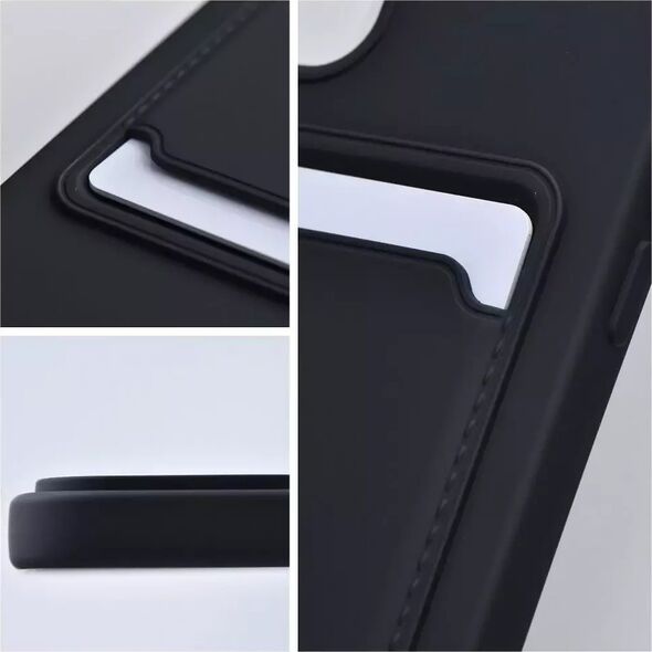 4kom.pl Futerał CARD CASE do IPHONE 14 PRO MAX czarny 12927783 5903396164729