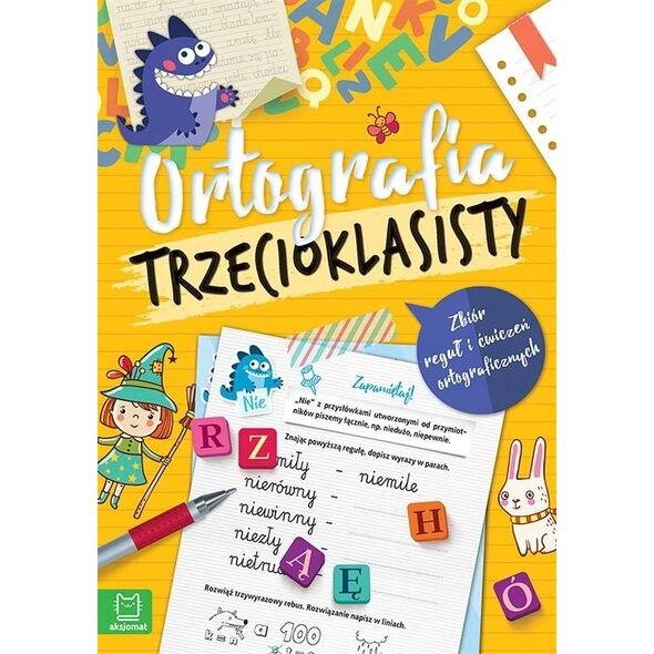 Aksjomat Książeczka Ortografia trzecioklasisty. Wydanie III 13453772 9788382138443