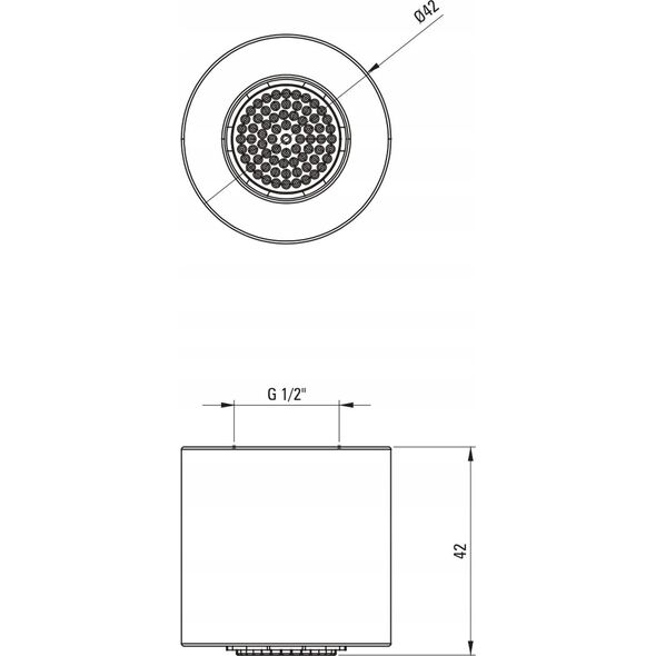 Bateria prysznicowa Deante Deante deszczownica Silia NQS_030K 13613921 5907650858232