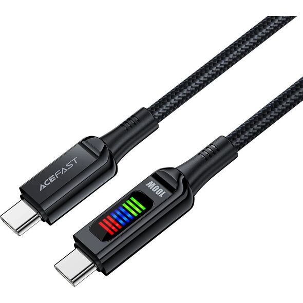 Kabel USB Acefast USB-C - USB-C 1.2 m Czarny (6974316282778) 13804601 6974316282778