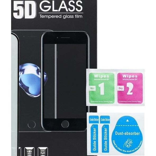 5D Full Glue Tempered Glass - do iPhone 15 Pro Max czarny 13938059 5903396250064