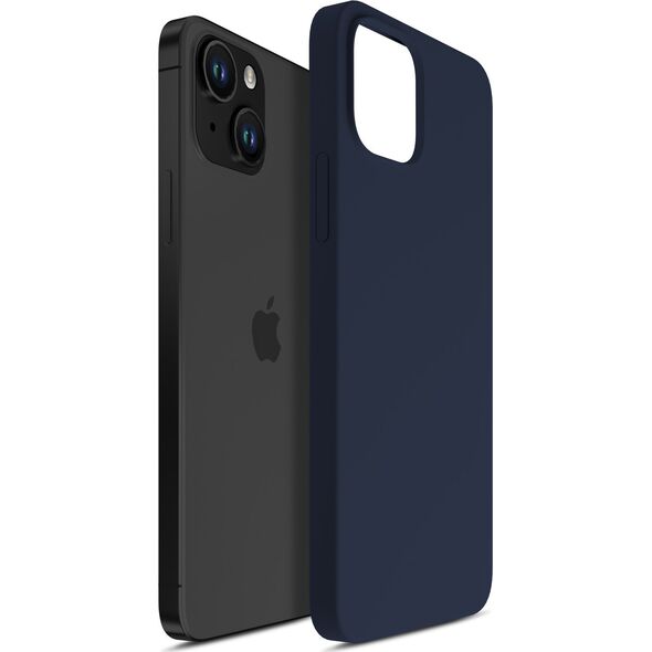 3MK Apple iPhone 15 - 3mk Silicone Case Dark Navy 14113070 5903108583053