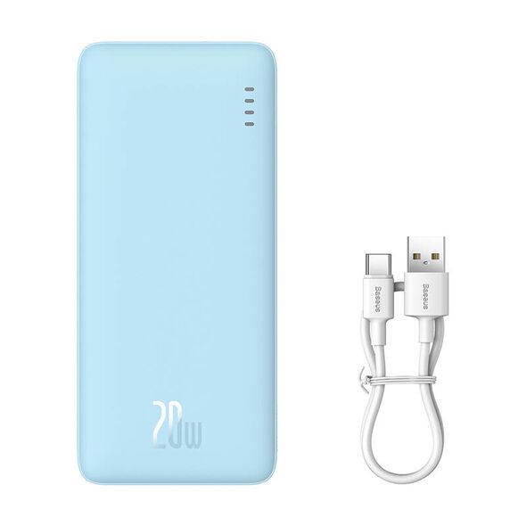 Baseus Powerbank Baseus Airpow 10000 mAh 20W (blue) [product_code]  P10022801313-00 έως και 12 άτοκες δόσεις 6932172646967