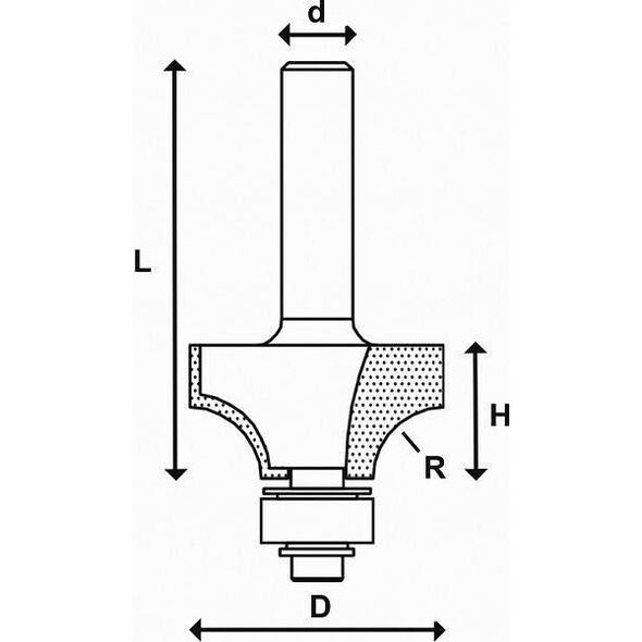 Abraboro Frez promieniowy 28,6/15,9/r 7,9 ABRABORO - TCT