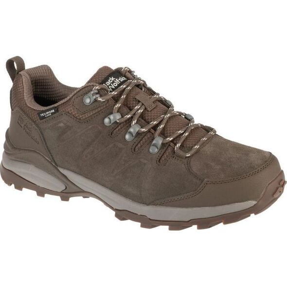 Buty trekkingowe męskie Jack Wolfskin Jack Wolfskin Refugio Texapore Low M 4049851-5719 Brązowe 42