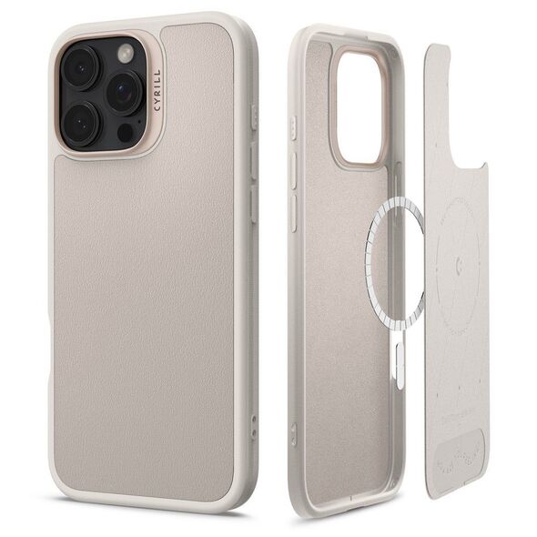 Spigen Case for iPhone 16 Pro - Spigen Cyrill Kajuk MagSafe - Cream 8809971232869 έως 12 άτοκες Δόσεις