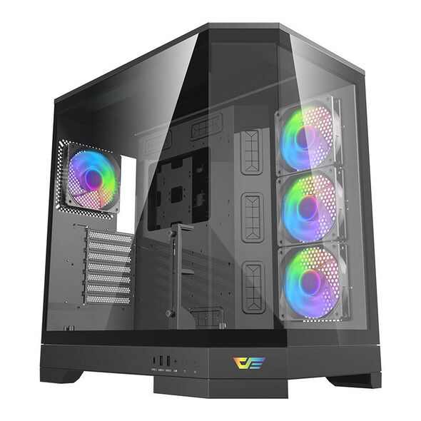 Darkflash Darkflash Computer Case DQX90 Black [product_code]  DQX90 Black έως και 12 άτοκες δόσεις 4710343799504