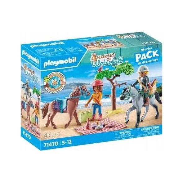 Playmobil Zestaw figurek Horses 71470 Wycieczka konna na plażę z Amelią i Benem