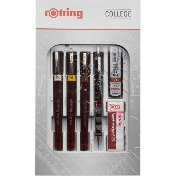 Rotring ROTRING isograph College Set - 3er Satz   0,25 / 0,35 / 0,5