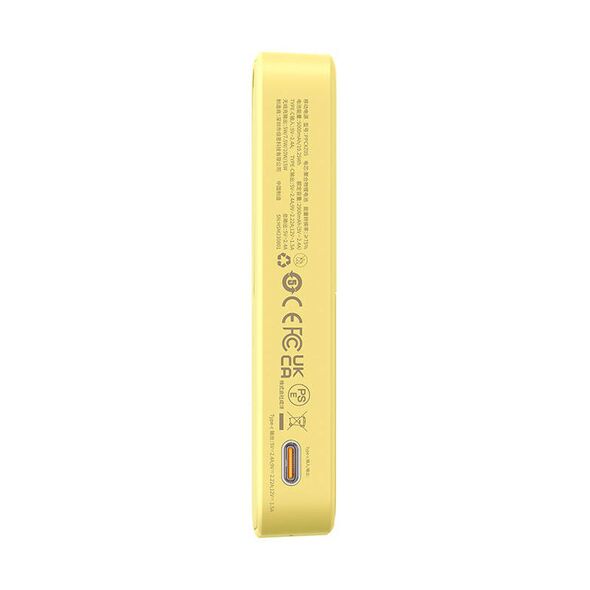 Baseus MagSafe External Battery 5000mAh, 20W - Baseus PPCXZ05 (P10064101Y23-00) - Yellow 6932172647094 έως 12 άτοκες Δόσεις