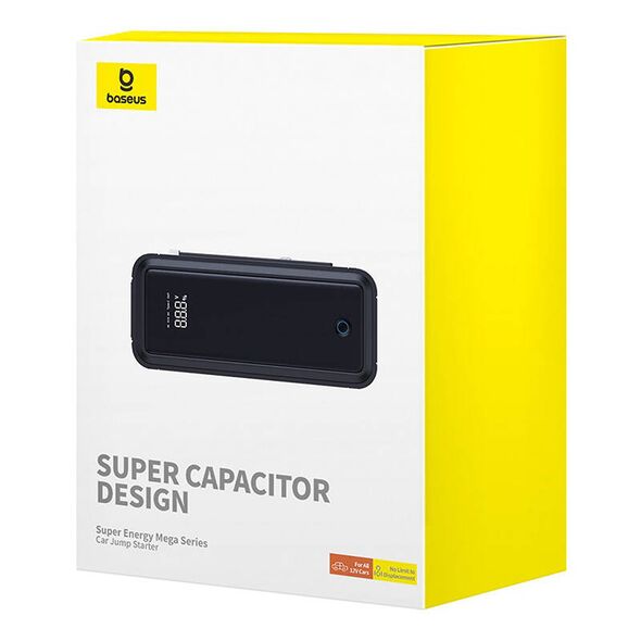 Baseus Car Starter/External Battery 3000A - Baseus Super Energy Mega (C00265300821-00) - Twilight Grey 6932172648848 έως 12 άτοκες Δόσεις