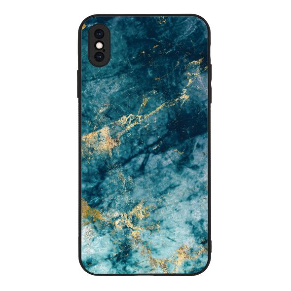 Θήκη Sonique Marble για Apple iPhone XS MAX Μπλε 5210312071529