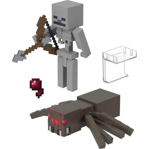 Figurka Mattel Figurka Minecraft Skeleton i Spider