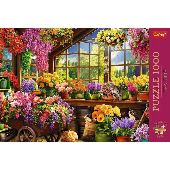 Trefl Puzzle 1000 elementów Premium Plus Przygotowania do wiosny