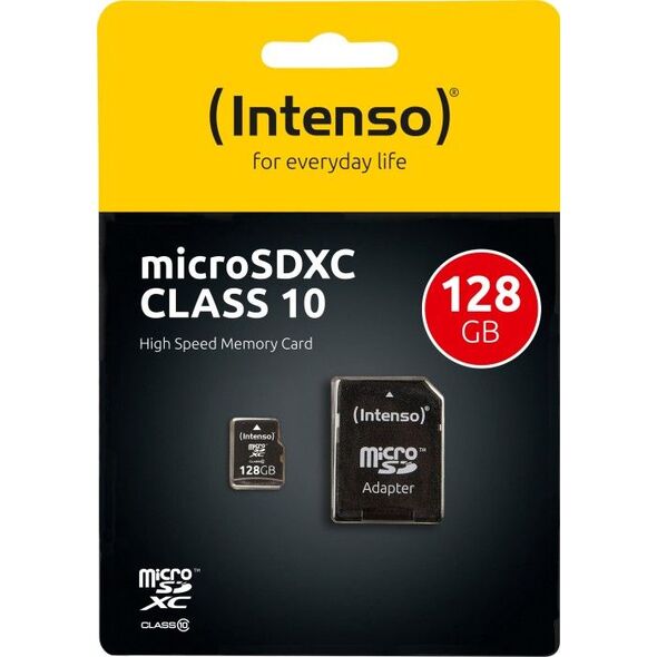 Karta Intenso MicroSDXC 128 GB Class 10  (3413491)