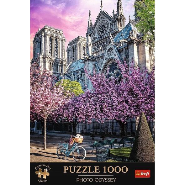 Trefl Puzzle 1000 elementów Premium Plus Quality Katedra Notre-Dame, Paryż