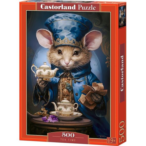 Castor Puzzle 500 elementów Czas na herbatę, Myszka