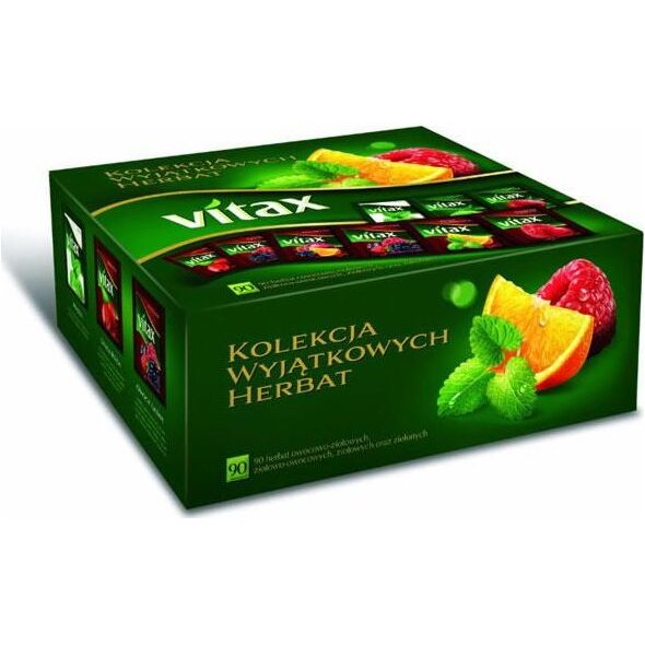 Vitax VITAX KOLEKCJA WYJĄTKOWYCH HERBAT - MIX KARTON 90 TOREBEK W KOPERTKACH