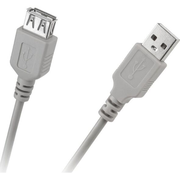 Kabel USB Cabletech USB-A - USB-A 1.8 m Szary (KPO2783-1.8)