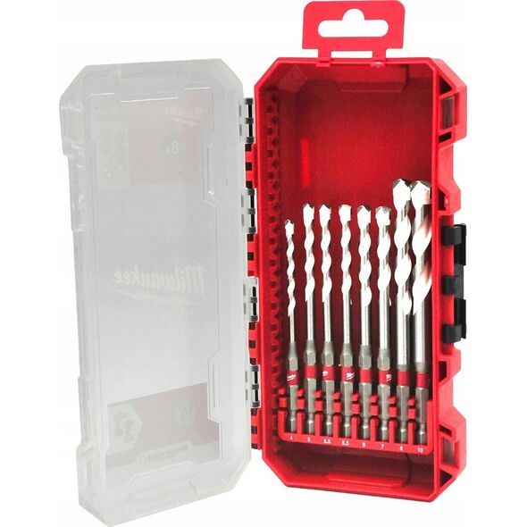 Milwaukee MILWAUKEE UNIVERSAL DRILL set. 8 pcs.