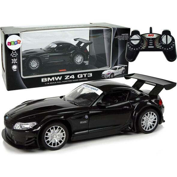 LeanToys Auto Sportowe R/C 1:18 BMW Z4 GT3 Czarny 2.4 G Światła