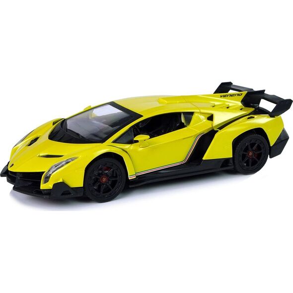 LeanToys Auto Sportowe R/C 1:24 Lamborghini Veneno Żółte 2.4 G Światła