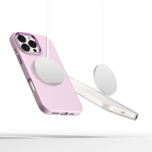 Case IPHONE 16 PRO Tech-Protect Silicone Pure MagSafe Pink Pearl 5906302372577