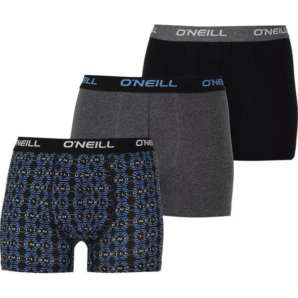 O Neill Męskie bokserki O'neill MEN BOXER PERU & PLAIN 3PK rozmiar M