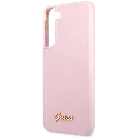 Guess Guess GUHCS22MLSLMGLA S22+ S906 lawenda/lavender hardcase Silicone Script Metal Logo