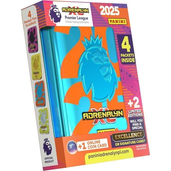 Figurka Panini Mini puszka kolekcjonera Premier League 2025