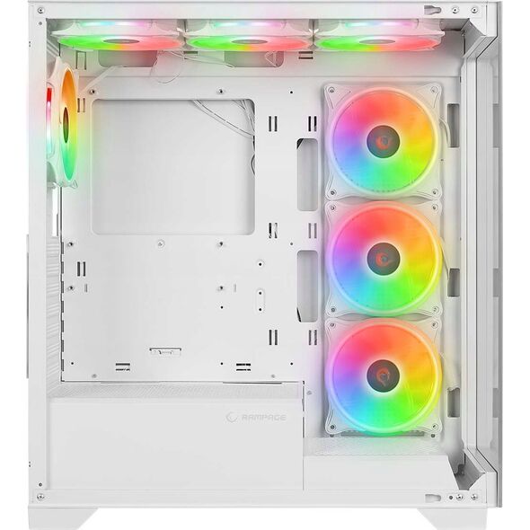 Obudowa Rampage Rampage Hydra V3 Obudowa PC 4x120mm wentylator RGB biała