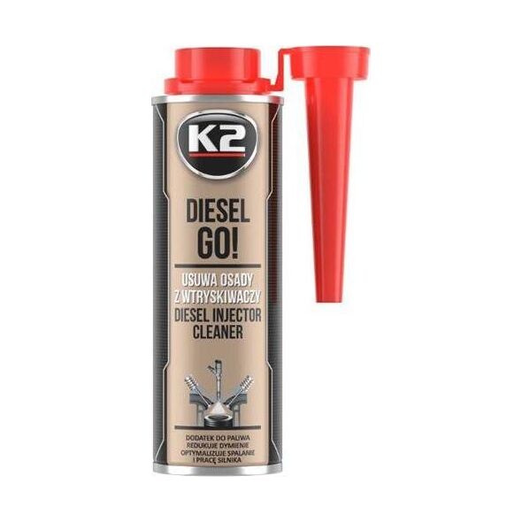 K2 DIESEL GO! Dodatek do czyszczenia wtryskiwaczy, 250 ml