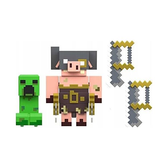 Figurka Mattel Zestaw figurek Minecraft Legends Creeper vs Piglin