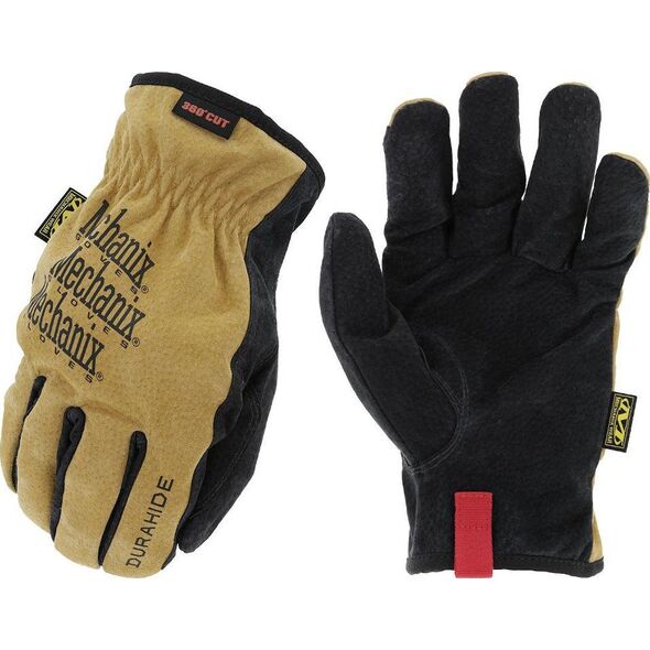 Mechanix Wear RĘKAWICE MECHANIX DURAHIDE® DRIVER E6-360 BLACK/TAN