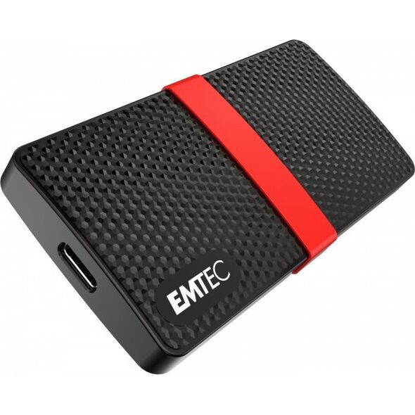 Dysk zewnętrzny SSD Emtec Portable X200 512GB Czarno-czerwony (ECSSD512GX200)