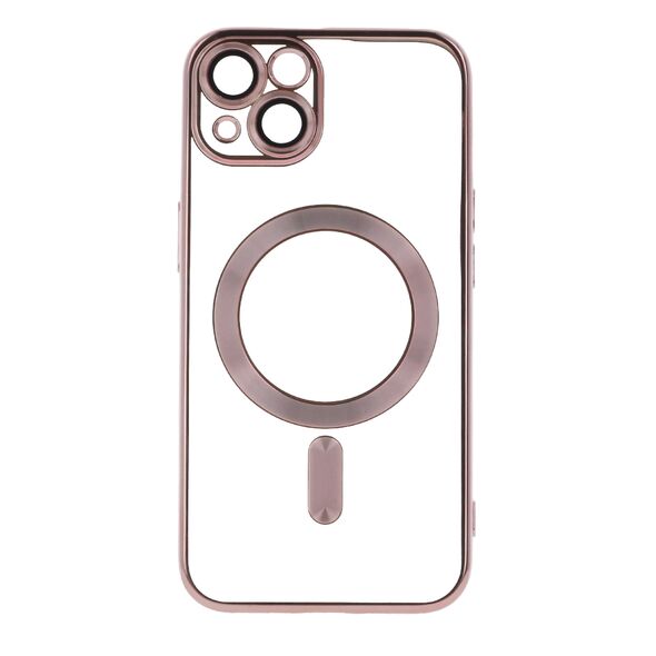 Color Chrome Mag case for Samsung Galaxy S25 Plus rose gold 5906961928139