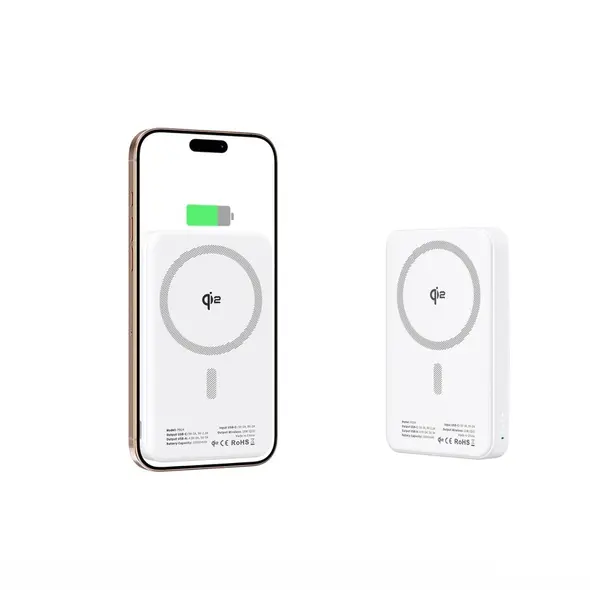 Tech-Protect PB24 LifeMag Qi2 MagSafe Power Bank 10000mah White