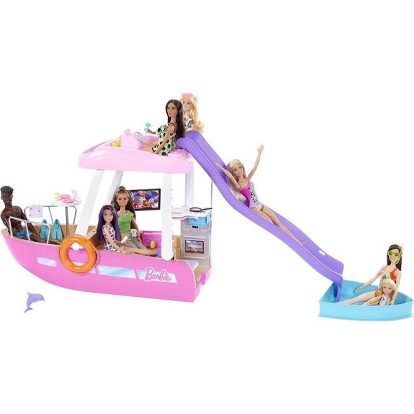 Lalka Barbie Mattel Wymarzona łódka DreamBoat Zestaw HJV37