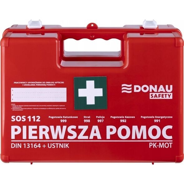 Apteczka firmowa Donau Safety DIN 13164 (+ ustnik) w pudełku