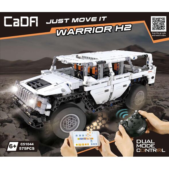 Cada Cada Klocki pojazd Warrior H2 dual mode control