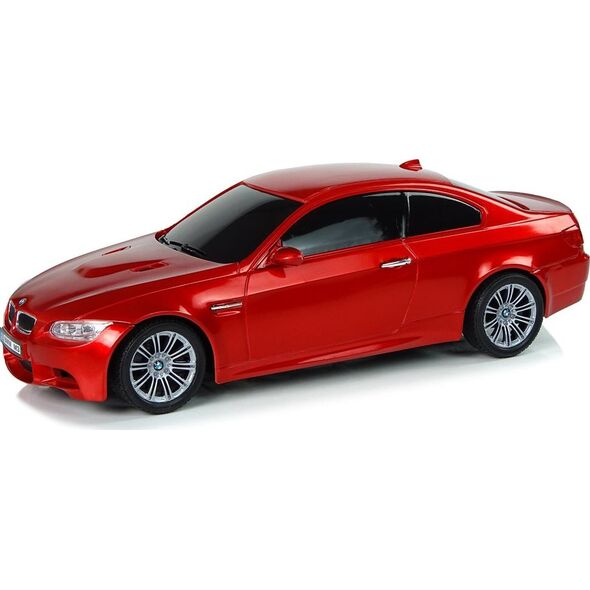 LeanToys Import LEANToys Auto Zdalnie Sterowane BMW M3 Czerwony 2,4 G Pilot Kierownica 1:18 Dźwięk Światła